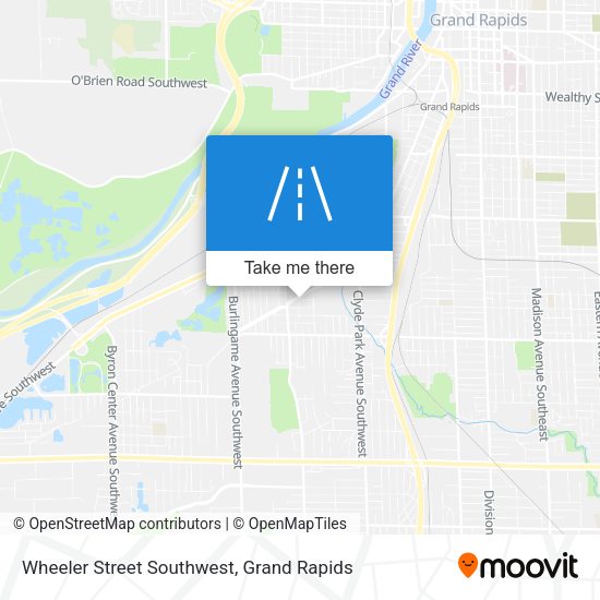 Wheeler Street Southwest map