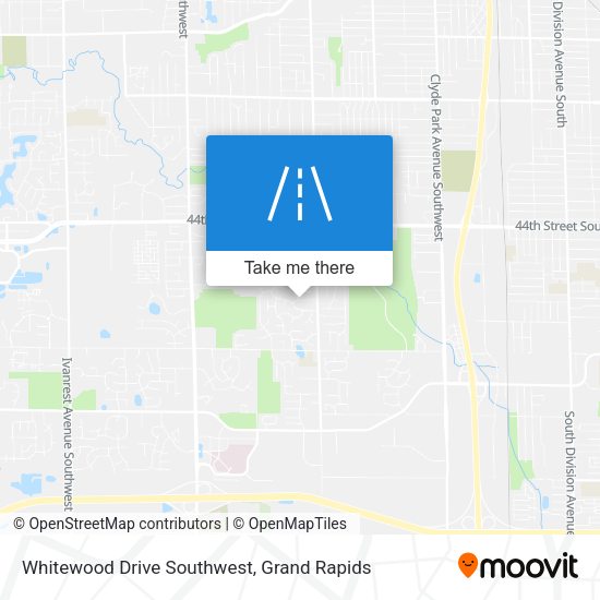 Mapa de Whitewood Drive Southwest