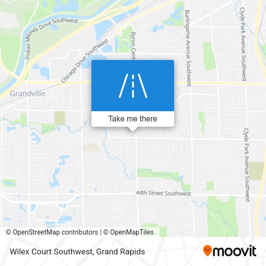 Wilex Court Southwest map