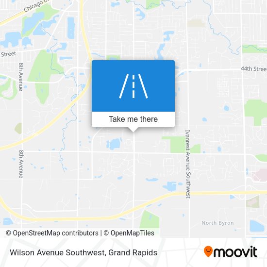 Wilson Avenue Southwest map