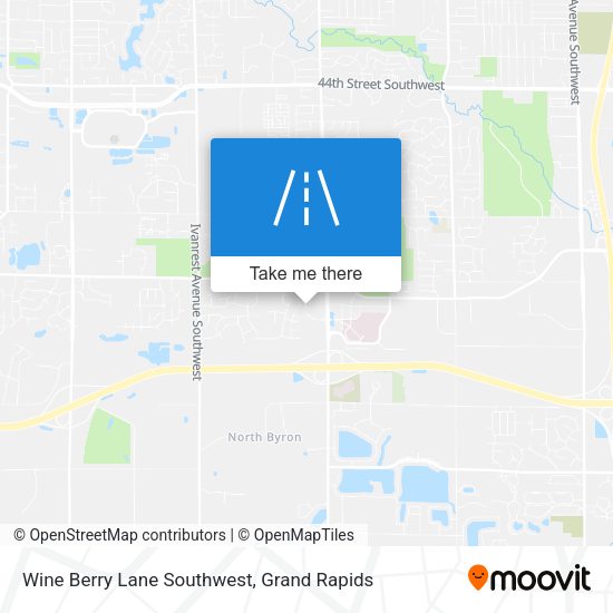 Mapa de Wine Berry Lane Southwest