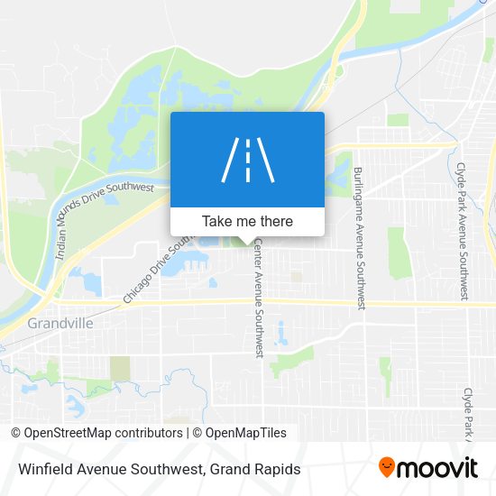 Mapa de Winfield Avenue Southwest