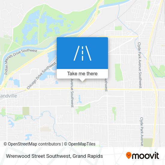 Mapa de Wrenwood Street Southwest
