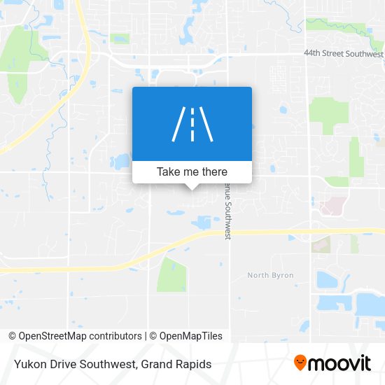 Yukon Drive Southwest map