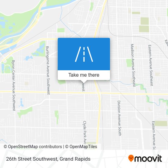 Mapa de 26th Street Southwest