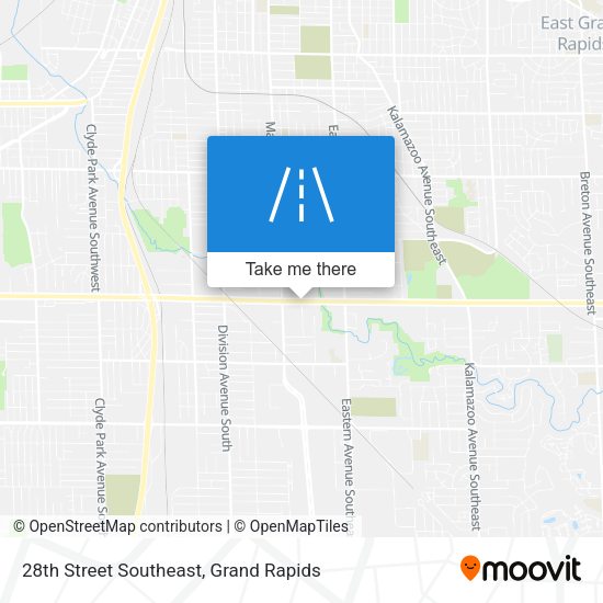 Mapa de 28th Street Southeast