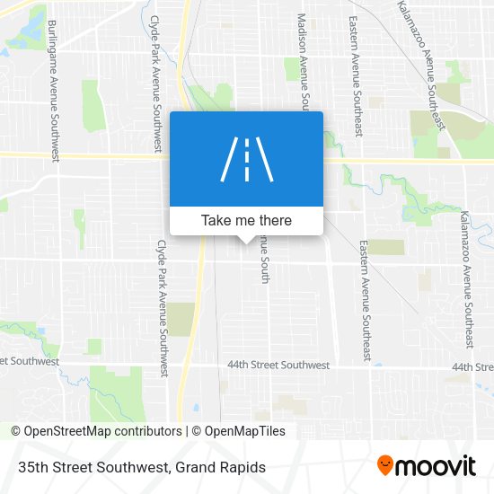 Mapa de 35th Street Southwest