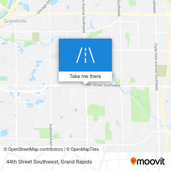 44th Street Southwest map