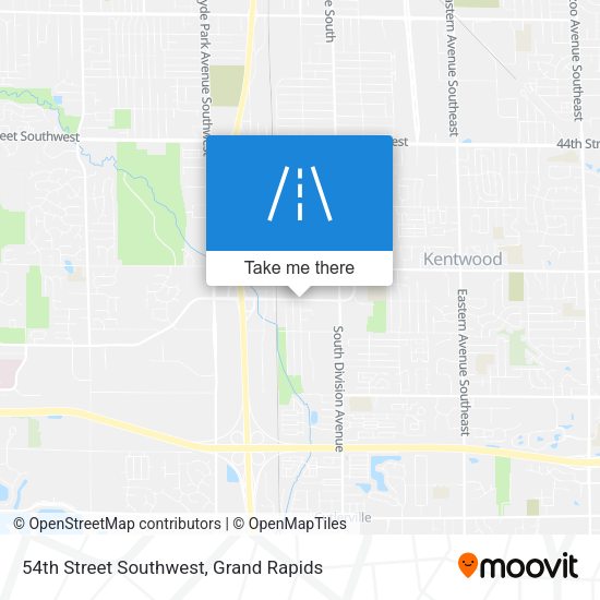 Mapa de 54th Street Southwest