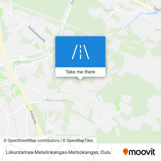 Liikuntamaa-Metelinkangas-Metsokangas map