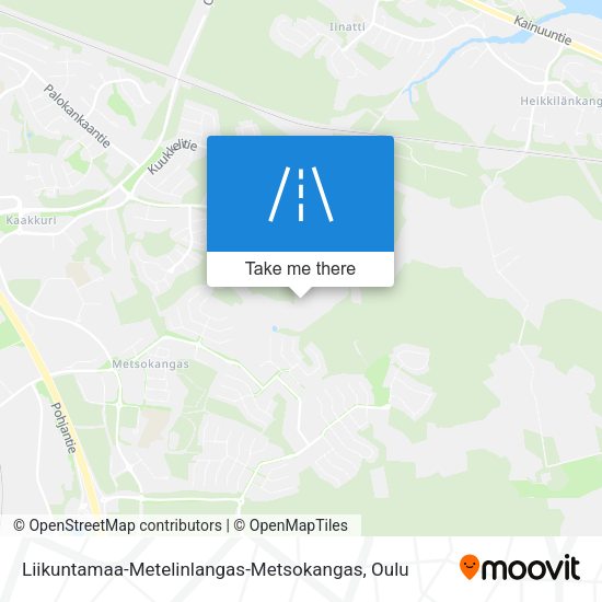 Liikuntamaa-Metelinlangas-Metsokangas map