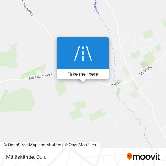 Mäläskäntie map