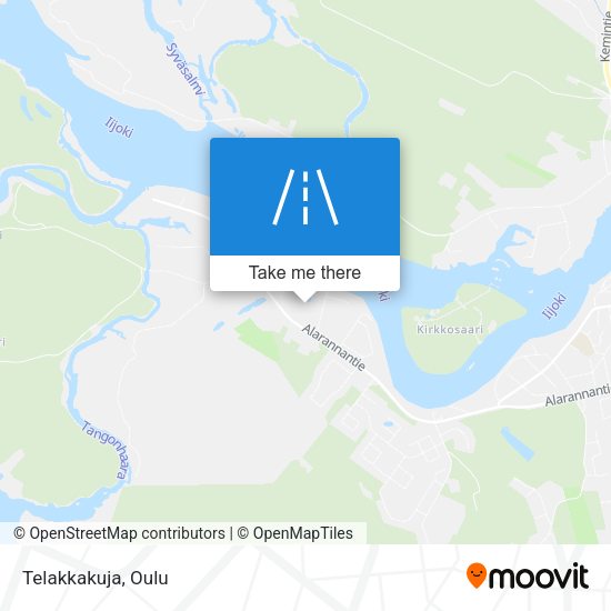 Telakkakuja map