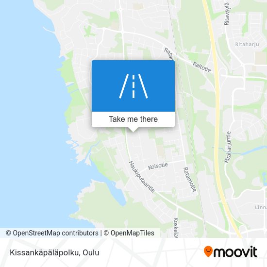 Kissankäpäläpolku map