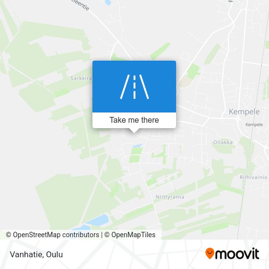 Vanhatie map