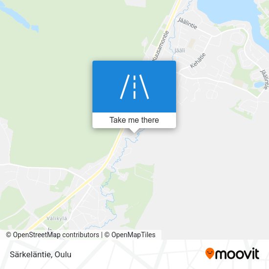 Särkeläntie map