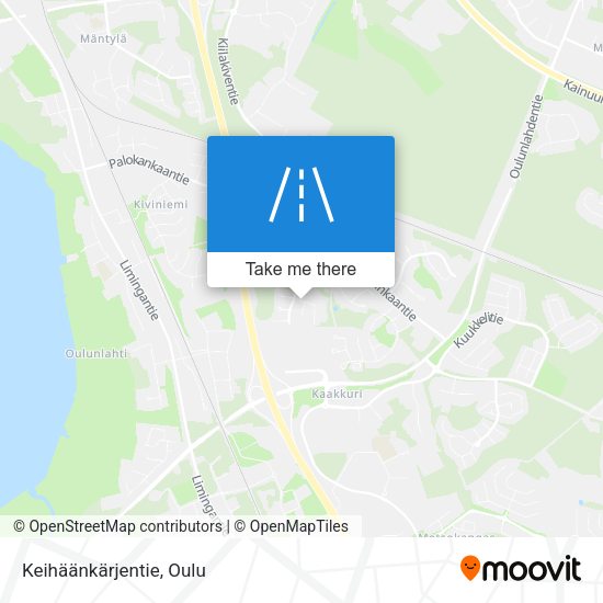 Keihäänkärjentie map