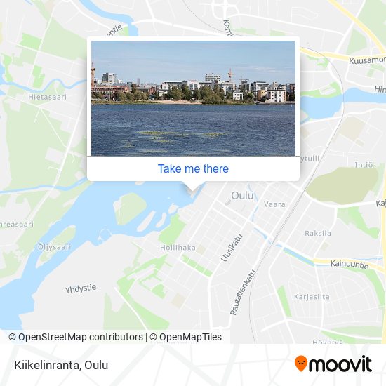 How to get to Kiikelinranta in Oulu by Bus?