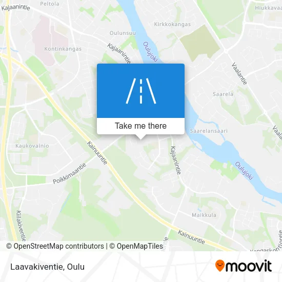 Laavakiventie map