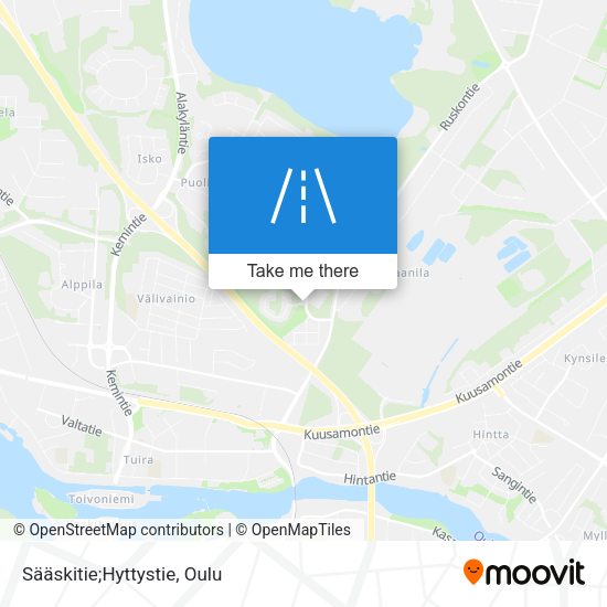 Sääskitie;Hyttystie map