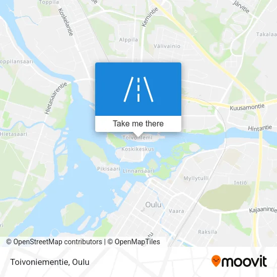 Toivoniementie map