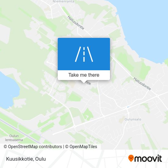 Kuusikkotie map