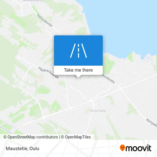 Maustetie map