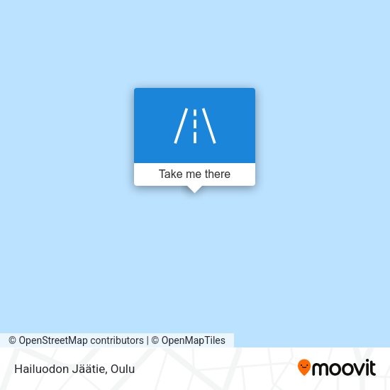 Hailuodon Jäätie map