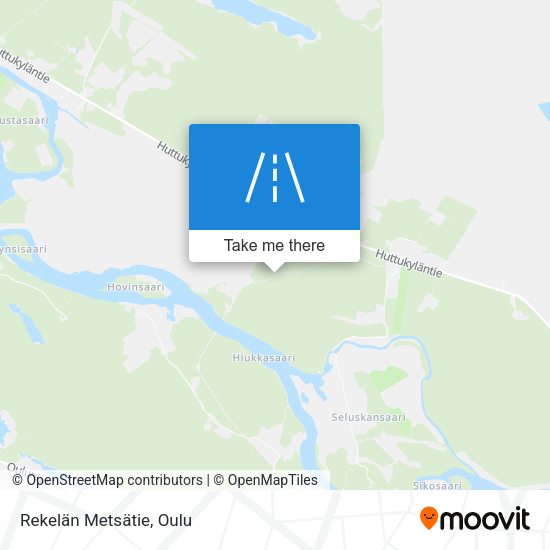 Rekelän Metsätie map