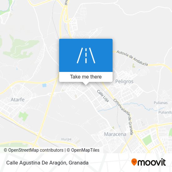 Calle Agustina De Aragón map
