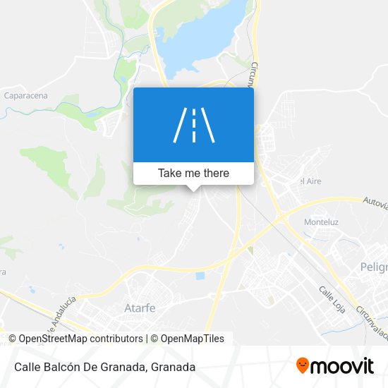 Calle Balcón De Granada map