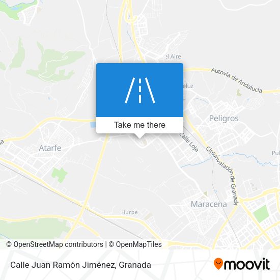 Calle Juan Ramón Jiménez map