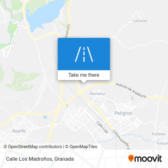 Calle Los Madroños map