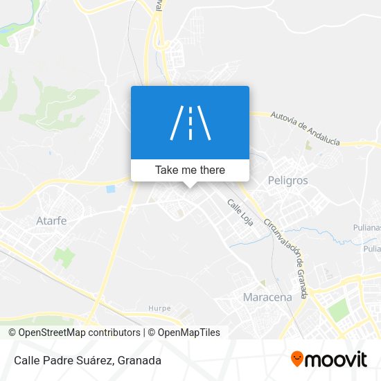 Calle Padre Suárez map