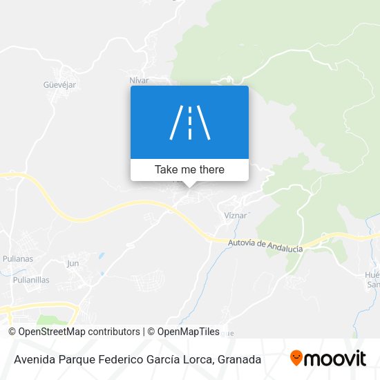 Avenida Parque Federico García Lorca map