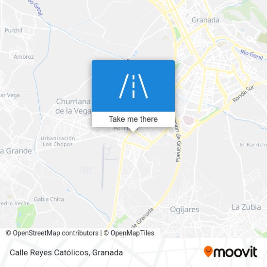Calle Reyes Católicos map
