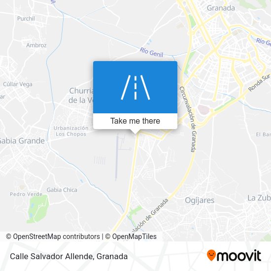 Calle Salvador Allende map