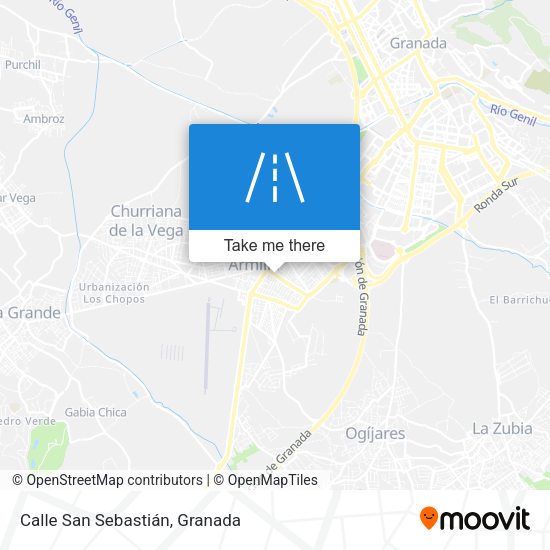 Calle San Sebastián map