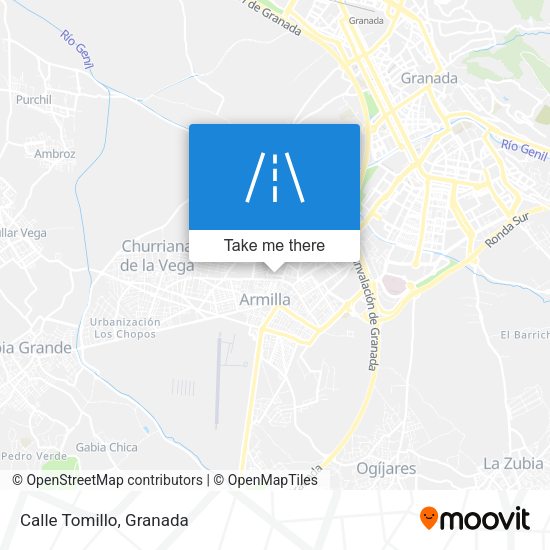 Calle Tomillo map