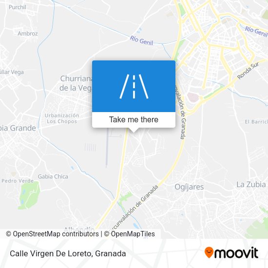Calle Virgen De Loreto map