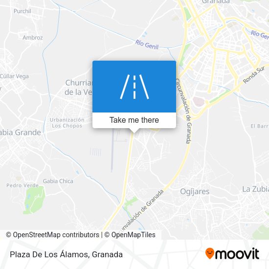 Plaza De Los Álamos map