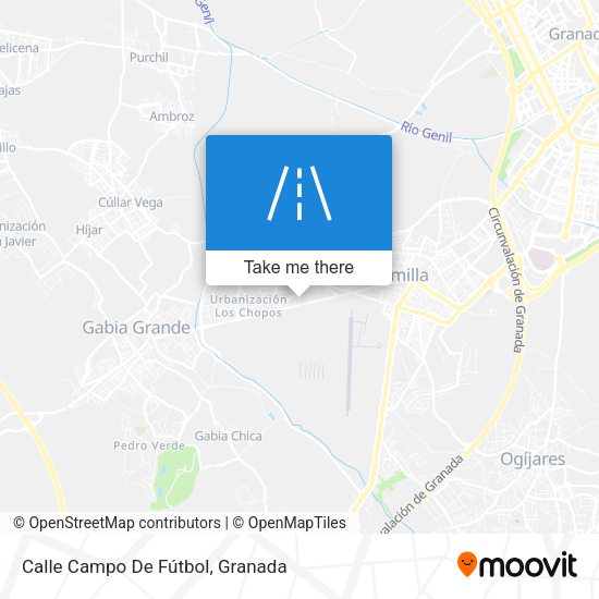 Calle Campo De Fútbol map