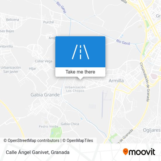 Calle Ángel Ganivet map