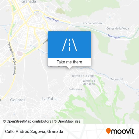 Calle Andrés Segovia map