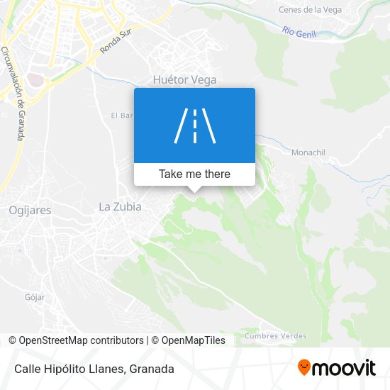 Calle Hipólito Llanes map