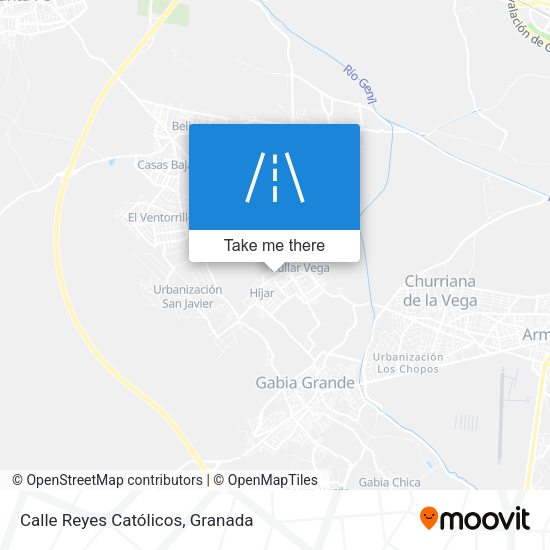 Calle Reyes Católicos map