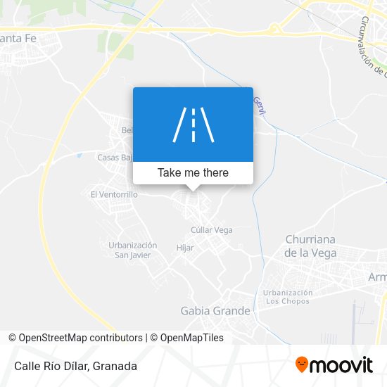 Calle Río Dílar map