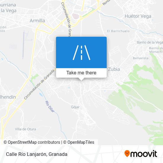 Calle Río Lanjarón map