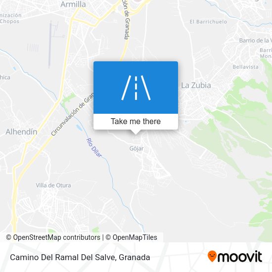 Camino Del Ramal Del Salve map