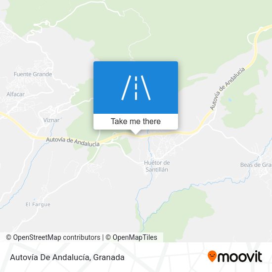 Autovía De Andalucía map